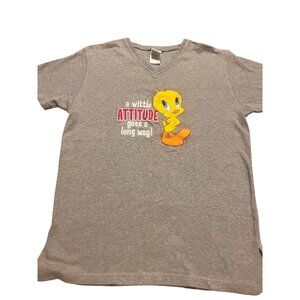 VTG 2000 Warner Brothers t-shirt women’s Tweety Bird Embroidered small